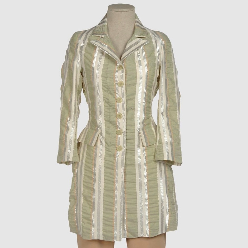 Adele Fado Striped Blazer NWT